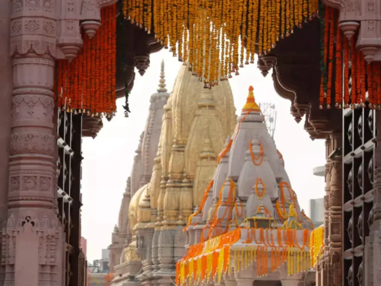 Varanasi kashi vishwanath temple and gate view gate of temple