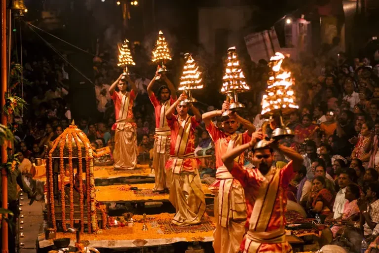 Varansi kashi ganga aarti in kashi or varanasi